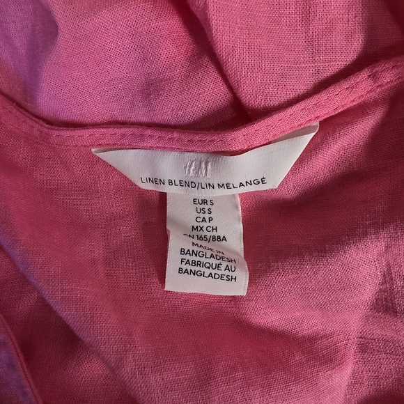 Lin Melange Woman Blouse Sz S Pink 
Boton up - Picture 9 of 9
